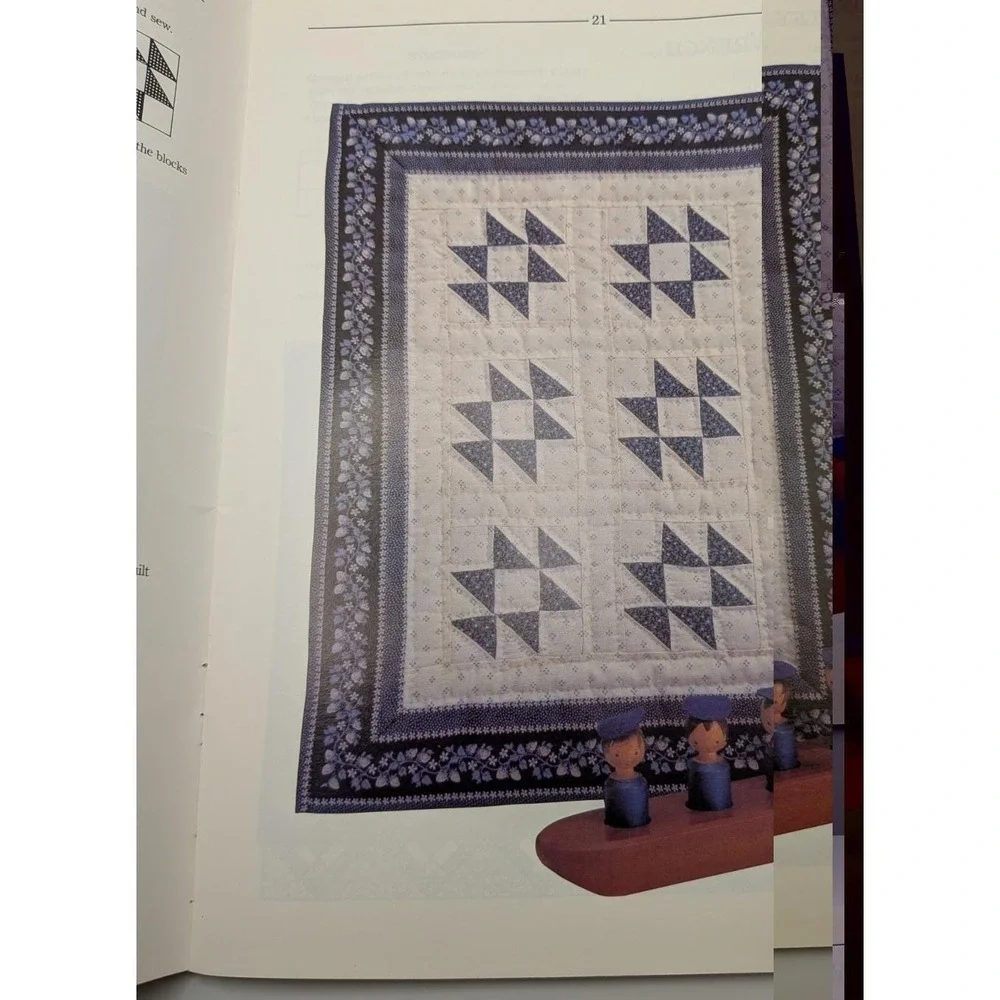 Little By Little Quilts In Miniature Mary Hickey 1988 Vintage Quilting Book DIY